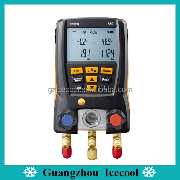 Testo 550 デジタルマニホールド Bluetooth Blue歯 + APP Intelligent